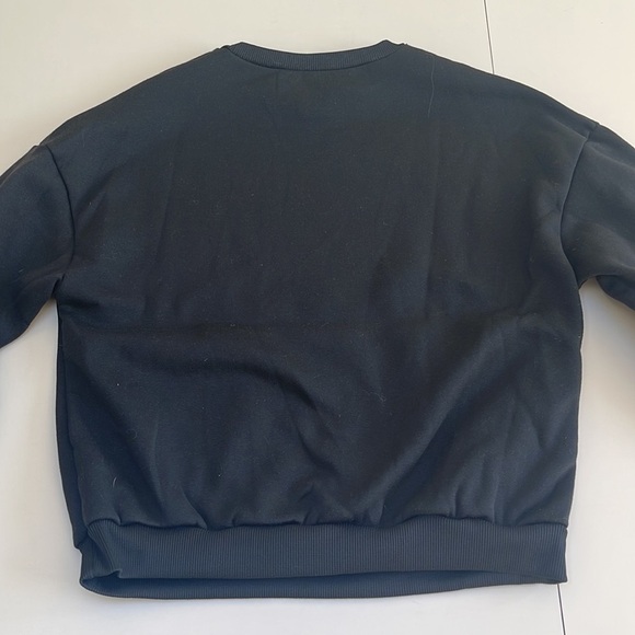 ❤️ 🆕 SHEIN FLEECE New York Letter Print Graphic Sweatshirt Long Sleeve Size S - Picture 3 of 4